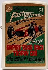 Зажигалка Zippo Fast Wheels Chicago Empire Road Race Trophy Car Street 60000081