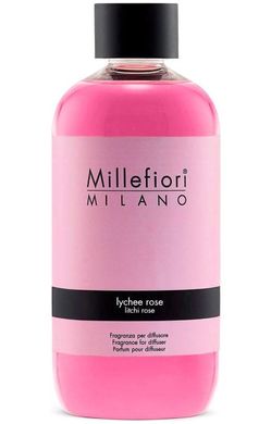 Заправка для дифузора Millefiori Milano Lychee Rose Троянда Лічі 250 мл 7REMRO