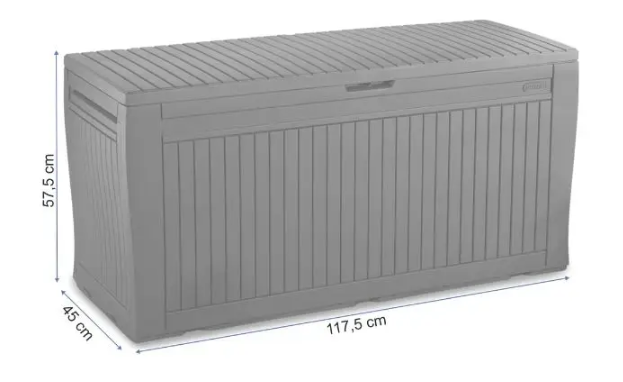 Ящик для хранения Keter Comfy Storage Box 270 л графит 255167