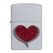 Зажигалка Zippo Glitter Heart 29410 Сердце с блестками
