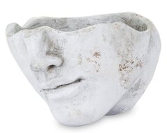 Декоративне кашпо у вигляді голови з цементу Art-Pol 134986