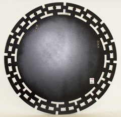 Зеркало овальное на стену, серебряный цвет 106126