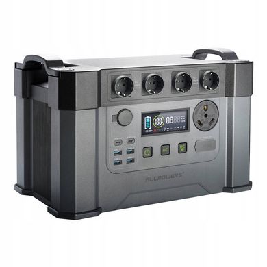 Портативный аккумулятор с розеткой ALLPOWERS S2000 зарядная станция 405000mah 1500wh 4usb/2usb-c/4 розетки