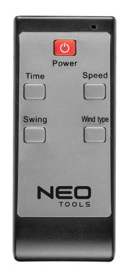 Потужний 80-ватний вентилятор для підлоги Neo Tools 90-004 NEO 40 см