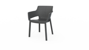 Крісло садове Keter Eva Chair 247234 графіт