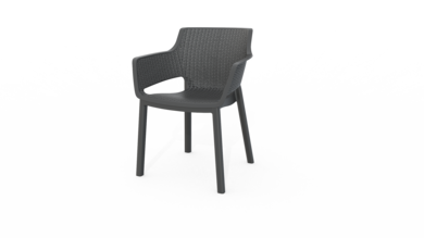 Крісло садове Keter Eva Chair 247234 графіт