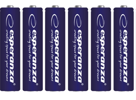 Высококачественные лужние батарейки 8 шт Esperanza Baterie Alkaliczne AA EZB103