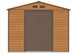 Садовый дом металлический Hardmaister MONTREAL 9x10 Oak Brown 003822 дуб коричневый