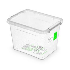 Антибактеріальний пластиковий харчовий контейнер з мікрочастинками срібла 2,5 л 19,5 х 15 х 14 см Orplast 1252