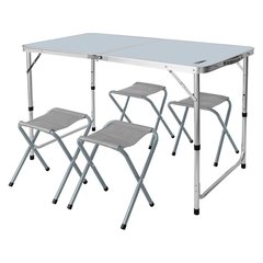 Набір кемпінгових меблів для пікніка Комплект стіл зі стільцями NEO Tools 63-159