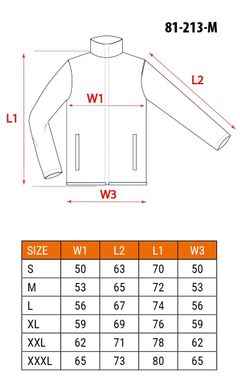 Робоча блуза куртка CAMO Navy розмір M Neo Tools 82-213-M