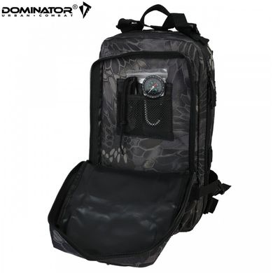 Тактичний військовий рюкзак Shadow ShadowTyphoon Black Dominator 25-30 літрів 42 x 23 x 20 см