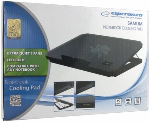 Підставка для ноутбука Esperanza EA141 Samum Notebook Cooling Pad