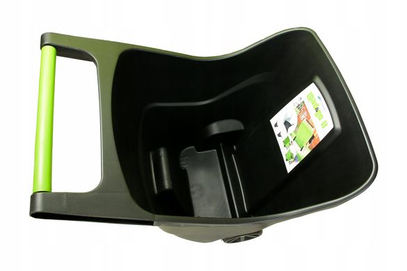 Садова тачка Prosperplast Load & Go II IWO85C-S411 візок пластиковий на 2 колесах 85л чорна
