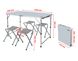 Набір кемпінгових меблів для пікніка Комплект стіл зі стільцями NEO Tools 63-159