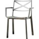 Стул пластиковвый для сада и терассы Keter Metalix chair 247275 бронза